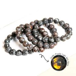 Natural Flame Stone Bracelet | Chakra Balancing & Meditation Jewelry