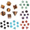 Coffret de cristaux Reiki : 7 pierres géométriques pour l’équilibrage des chakras et la décoration