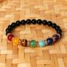 Bracciale dei 7 chakra: ematite, ametista, lapislazzuli e avventurina per la guarigione