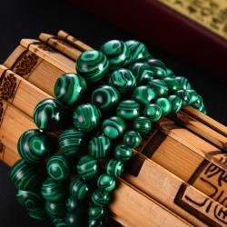 Braccialetti di perline di malachite - Guarigione dei chakra ed energia