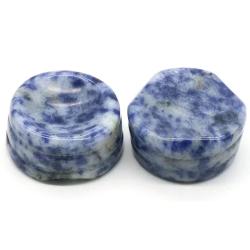 Support en obsidienne, améthyste et œil de tigre pour les chakras - Guérison Reiki