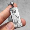 Collana con ciondolo retrò di Gesù | Acciaio inossidabile, stile punk