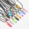 20 pendentifs en pierre naturelle - Cristaux hexagonaux pour la création de bijoux