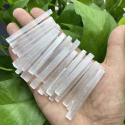 Bacchette di cristallo di selenite per Reiki e guarigione - Set da 20/30