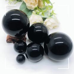 Boule de cristal d'obsidienne noire - Guérison énergétique et équilibrage des chakras