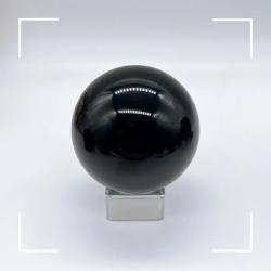 Boule de cristal d'obsidienne noire - Guérison énergétique et équilibrage des chakras
