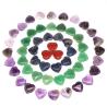 Cristaux d'améthyste et de quartz rose : amour, guérison et décoration