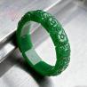 Bracciale con fiori di giada naturale - Gioielli da donna vintage e di lusso