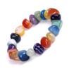 Bracelet artisanal en perles de pierres des 7 chakras pour hommes et femmes