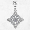 Collier pendentif nœud celtique | Zirconium magique, bijoux wiccans
