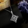 Collier pendentif nœud celtique | Zirconium magique, bijoux wiccans