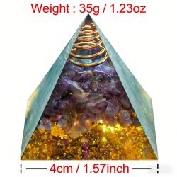 Piramide di cristallo per l'equilibrio dei chakra e il potenziamento dei sogni