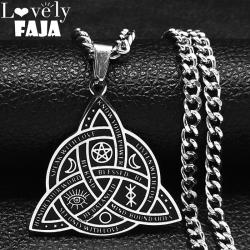 Erkekler için Kelt Düğümü Viking Kolye Ucu | İskandinav Gotik Takı