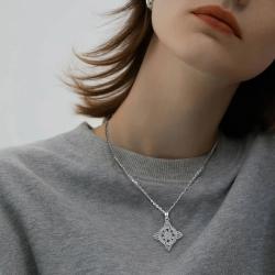 Collier pendentif nœud celtique | Zirconium magique, bijoux wiccans