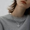 Collier pendentif nœud celtique | Zirconium magique, bijoux wiccans