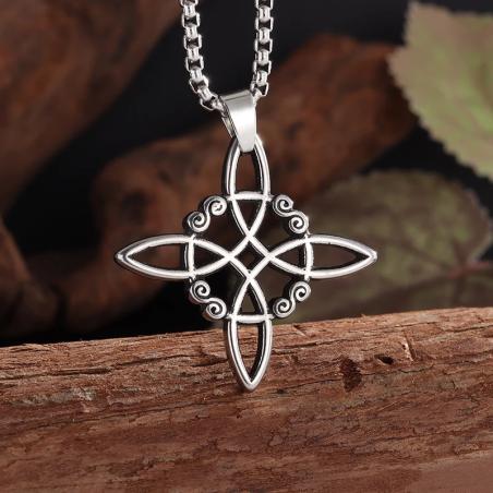 Schutzkette mit keltischem Knoten | Trendiger Hexenschmuck & Geschenkidee