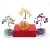 Handmade Chakra Tree of Life Crystal Decor for Feng Shui & Healing
