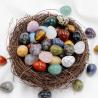 Œufs en cristal naturel - Lot de 10 pour la décoration et la guérison de la maison