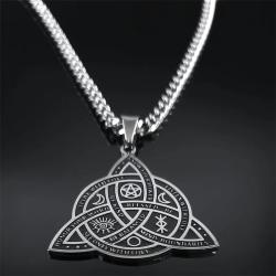 Collier pendentif nœud celtique viking pour homme | Bijoux gothiques nordiques