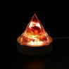 Pyramide d'orgonite œil de tigre : Équilibrage des chakras et guérison énergétique