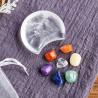 Bols de lune en quartz clair : Équilibrage des chakras et guérison énergétique