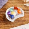 Bols de lune en quartz clair : Équilibrage des chakras et guérison énergétique