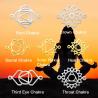 Çakra Yoga Takıları: 5 Parça Paslanmaz Çelik Kolye Ucu (Takı İçin)