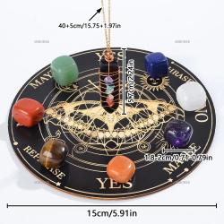 7 Chakra Crystal Divination Set & Pendant - Explore Your Energy