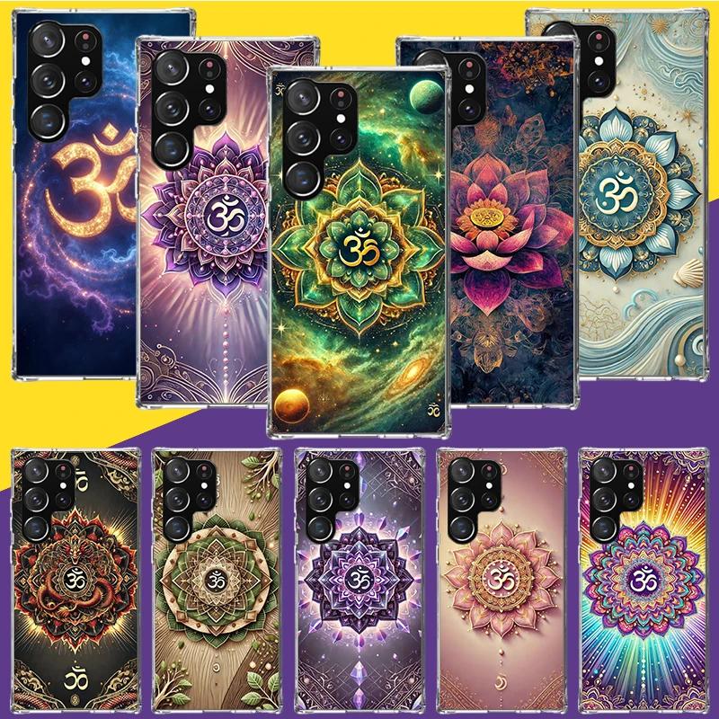 Étui de téléphone Chakra Mandala Yoga pour Samsung Galaxy