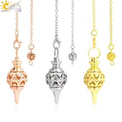 Pendule en cuivre pour la radiesthésie, la divination et la méditation