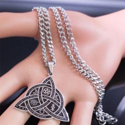 Collier pendentif nœud celtique viking pour homme | Bijoux gothiques nordiques