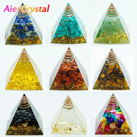 Pyramide de cristal de quartz améthyste : Reiki et guérison des chakras