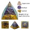 Pyramide de cristal de quartz améthyste : Reiki et guérison des chakras