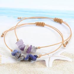 Bracelets et joncs en pierre naturelle pour le Reiki et l'harmonisation des chakras