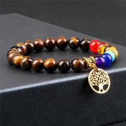 Bracelet des 7 Chakras en Pierres | Énergie de Guérison et Reiki