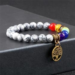 Bracelet des 7 Chakras en Pierres | Énergie de Guérison et Reiki