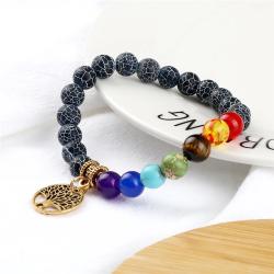 Bracelet des 7 Chakras en Pierres | Énergie de Guérison et Reiki