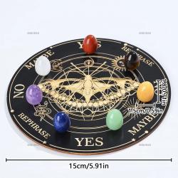 Kit de divination par les cristaux des chakras | 8 disques de divination