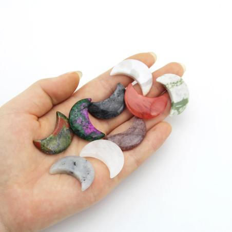 Natural Agate Moonstone Crystals for Healing & Home Decor