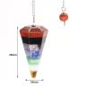 Pendules en cristal naturel pour la divination et les soins Reiki