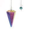 Pendules en cristal naturel pour la divination et les soins Reiki