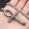 Vintage Anubis Eye of Horus Pendant Necklace - Punk Jewelry for Men