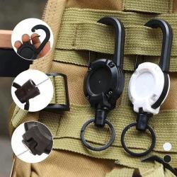 Portachiavi retrattile resistente - Multiutensile e portadocumenti