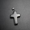 Collier pendentif croix en pierre naturelle - Ajustable et personnalisable