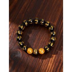 Bracelet en onyx noir : Protection, vigueur et méditation