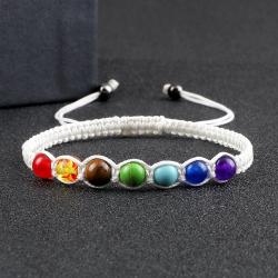 Chakra-Armband aus Natursteinen | 7 Steine ​​für Energieheilung und Balance