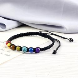 Chakra-Armband aus Natursteinen | 7 Steine ​​für Energieheilung und Balance