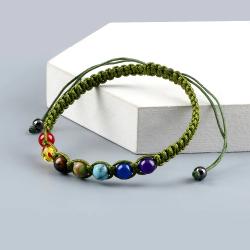 Chakra-Armband aus Natursteinen | 7 Steine ​​für Energieheilung und Balance
