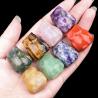 Eulenstatuen aus Amethyst und Quarz: Chakra-Heilung, Reiki-Dekoration