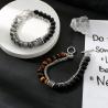 Bracelet chapelet œil de tigre | Acier inoxydable, protection et style